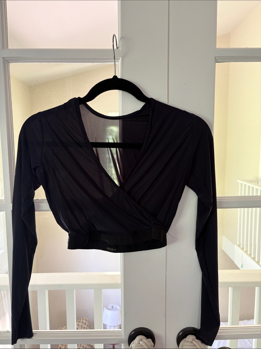Bodile Navy Body Gloss Top - Women